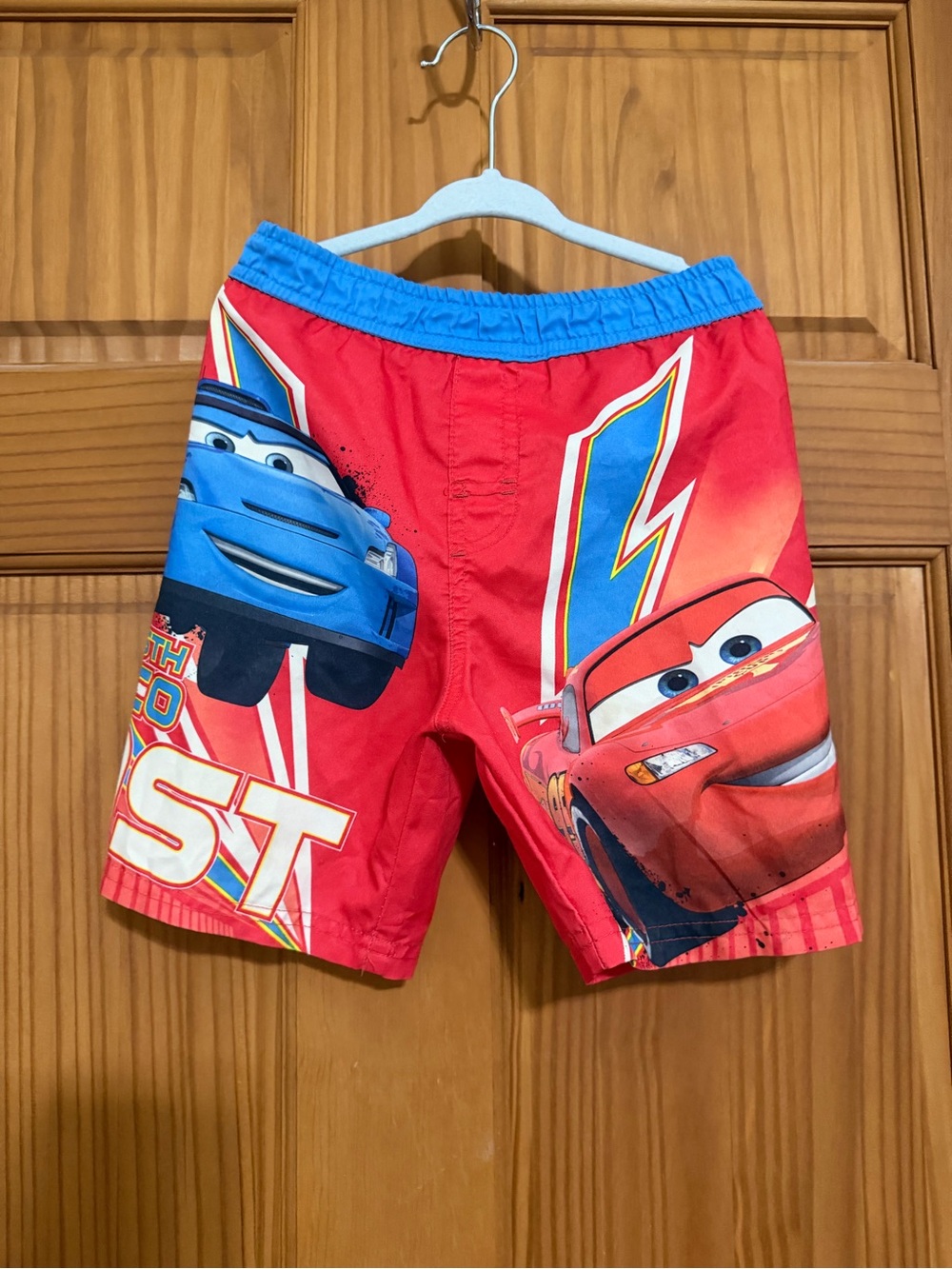 2012 Cars 2 Lightning McQueen Swim Shorts 3t